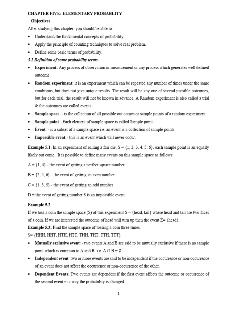 Understanding Basic Probability Concepts | PDF | Sampling (Statistics ...