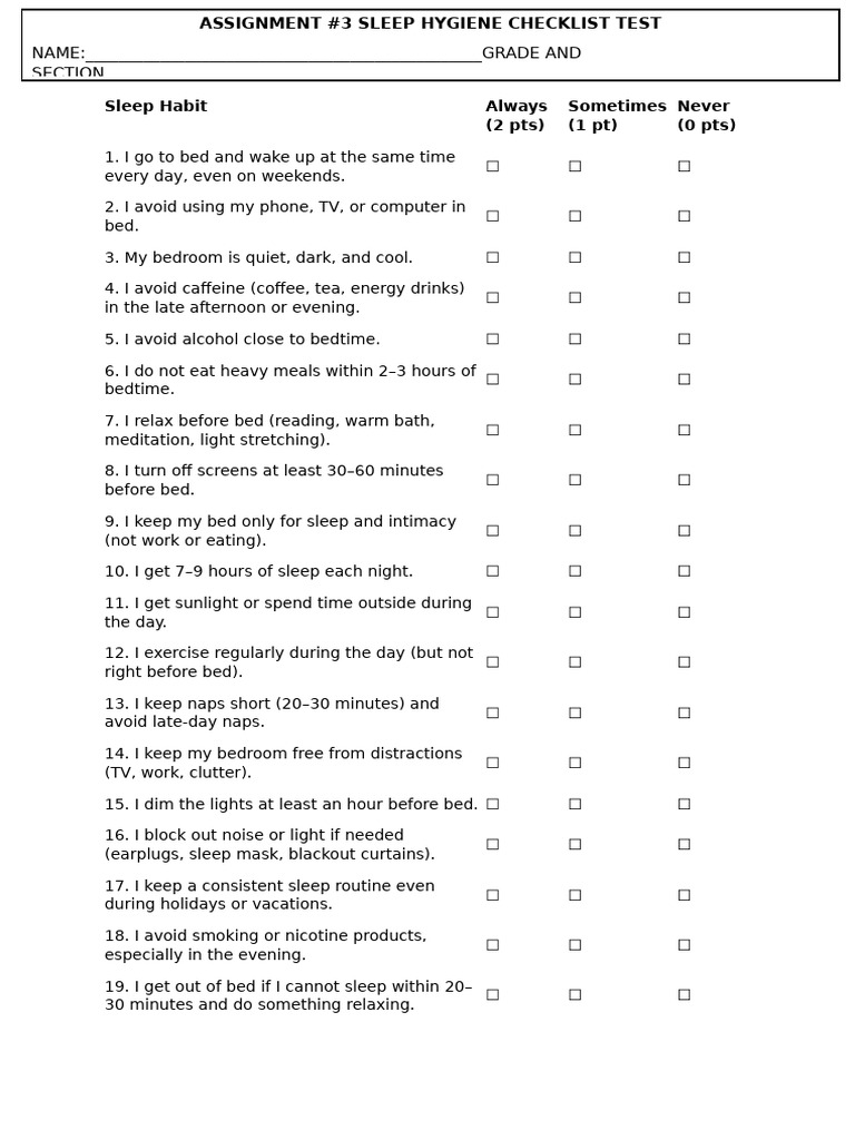 SLEEP HABIT Student | PDF | Sleep | Determinants Of Health