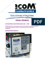 Ficha Técnica Electronivel Racom DLC CBST | PDF