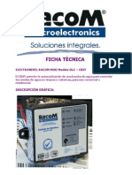 Ficha Técnica Electronivel Racom DLC CBST