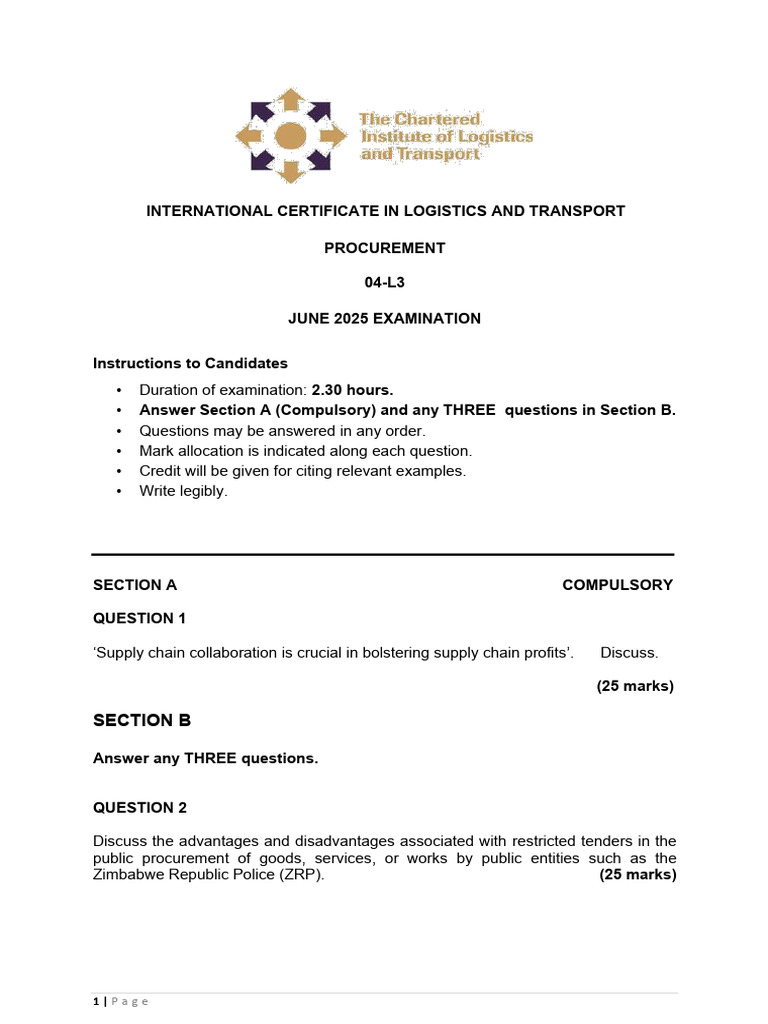 04 L3 Procurement | PDF