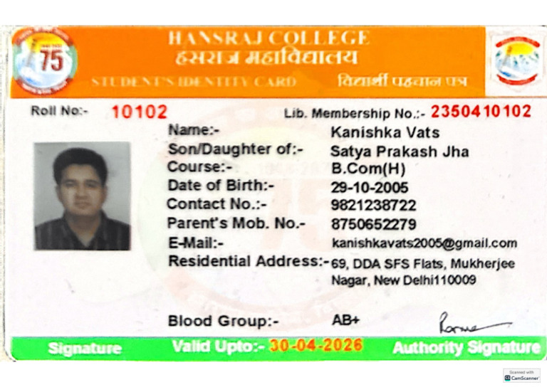 Id Card Photo Compressed | PDF