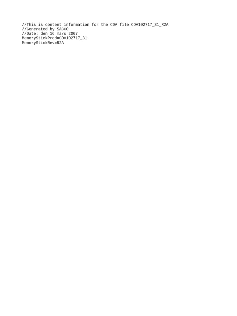 CDAInfo | PDF