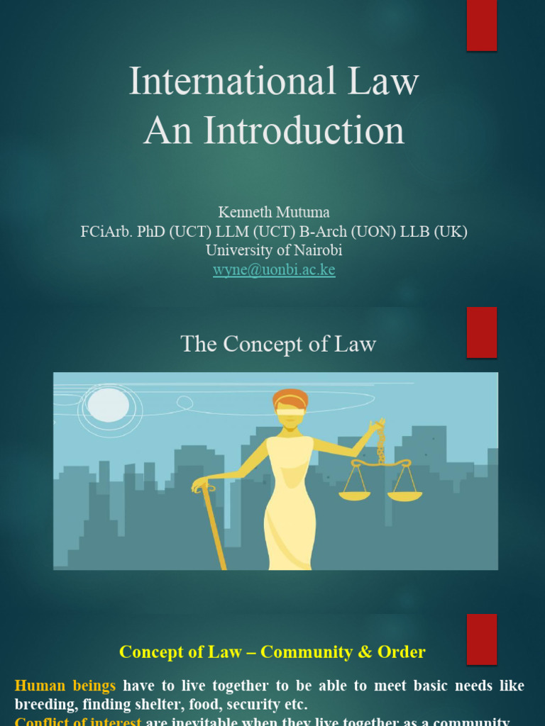 Overview of International Law Concepts | PDF | International Law ...