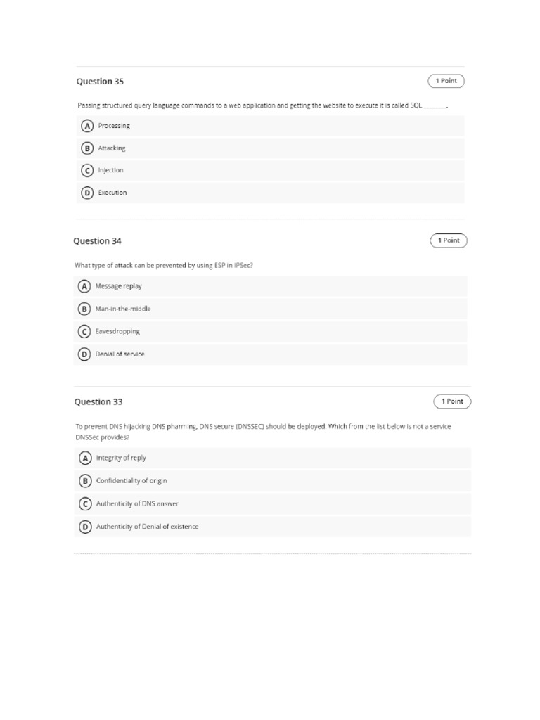 Cyber Sec Mock Test | PDF