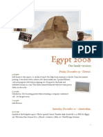 Egypt Travelogue