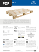 CHEP Euro Pallet Specifications and Details | PDF | Pallet | Lumber