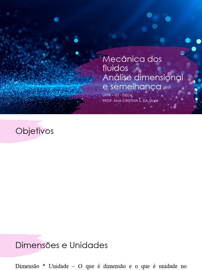 Análise Dimensional na Mecânica dos Fluidos | PDF | Coeficiente de ...