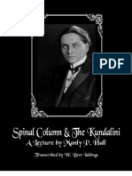 Manly P. Hall - Spinal Column & The Kundalini