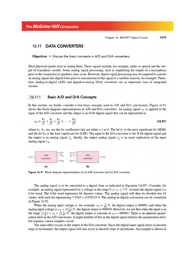 Ad and Da Converter | PDF