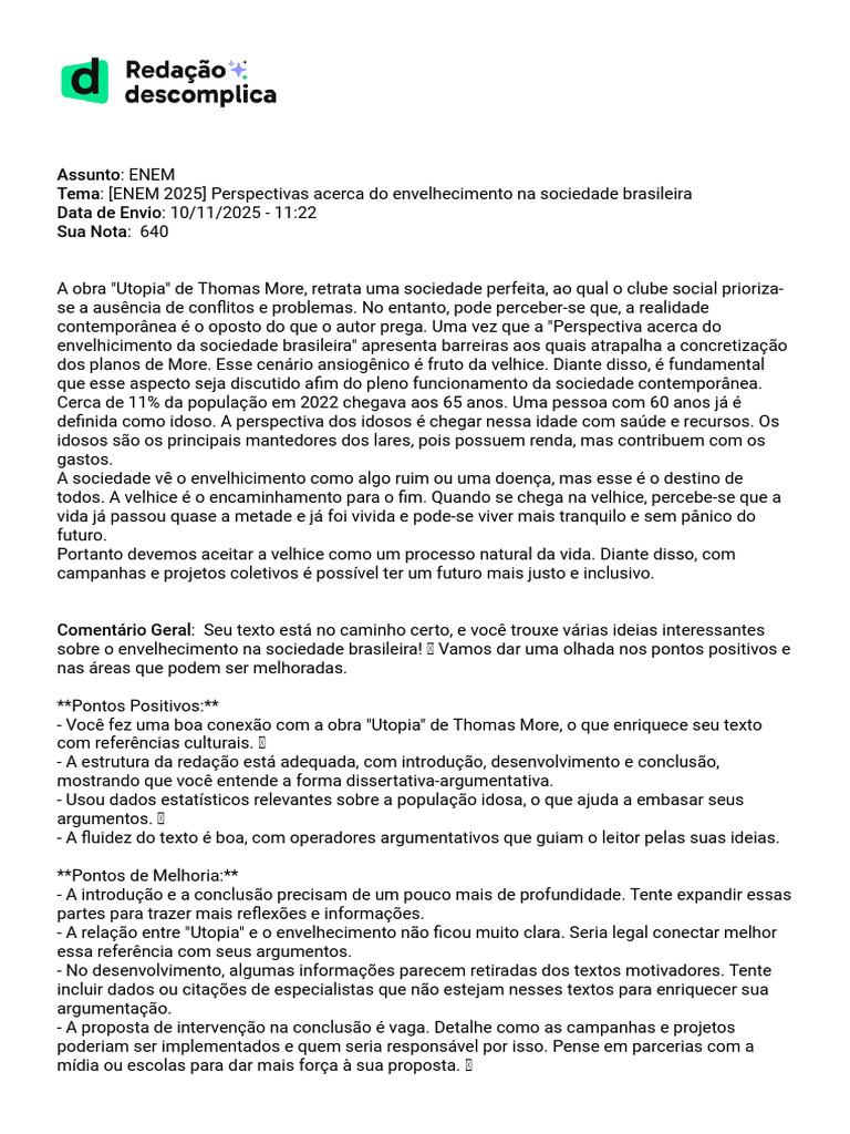 Envelhecimento na Sociedade Brasileira | PDF | Envelhecimento ...
