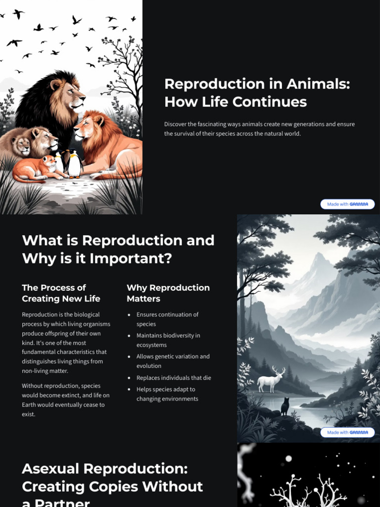 Animal Reproduction: Asexual vs. Sexual Methods | PDF | Reproduction | Egg