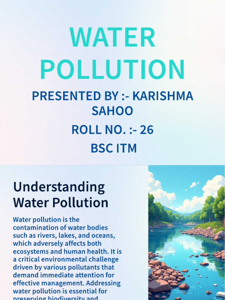 Understanding Water Pollution Issues | PDF | Water Pollution | Pollution