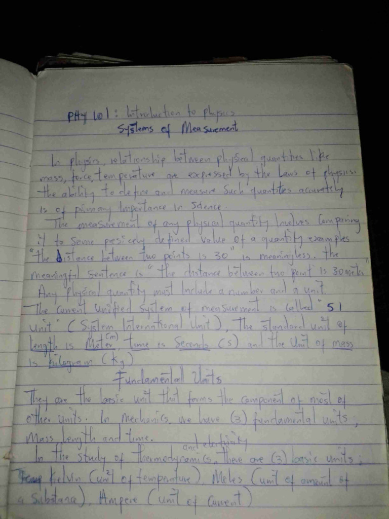 Phy 101 | PDF