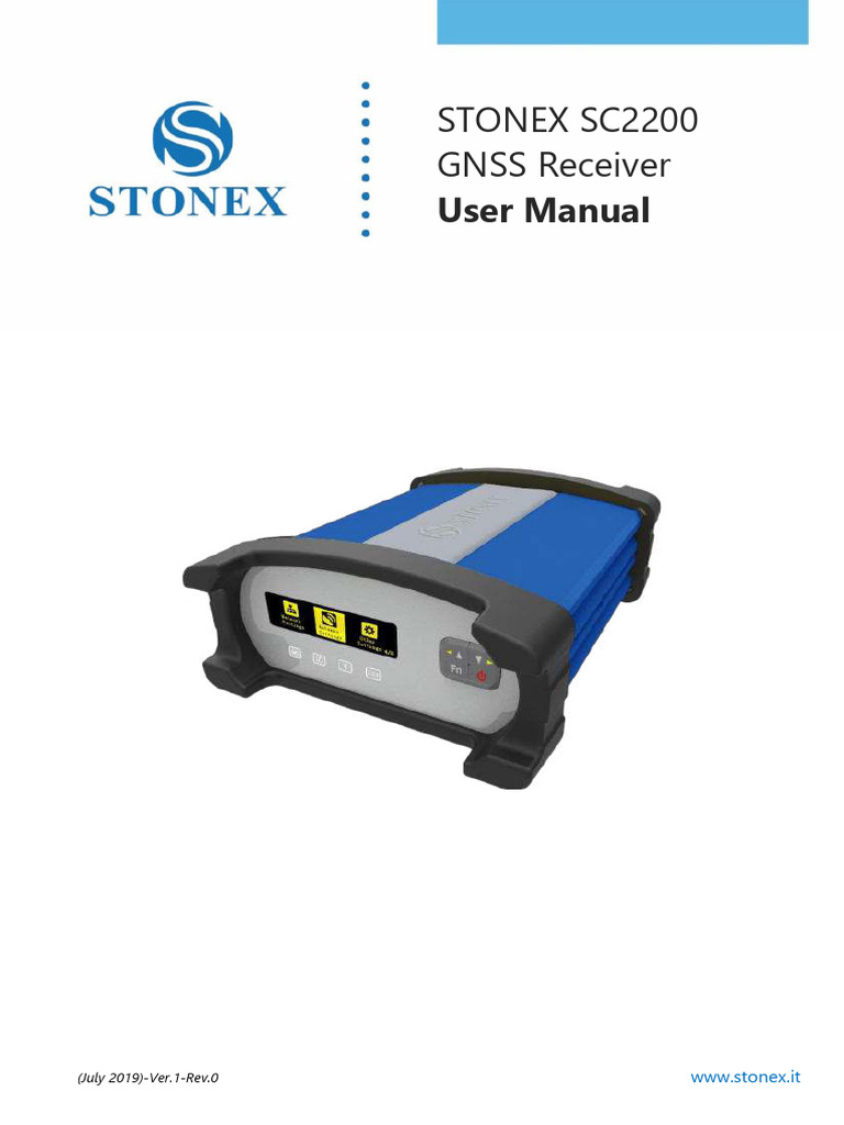 Stonex SC2200 GNSS Receiver Manual | PDF | Implied Warranty | Damages