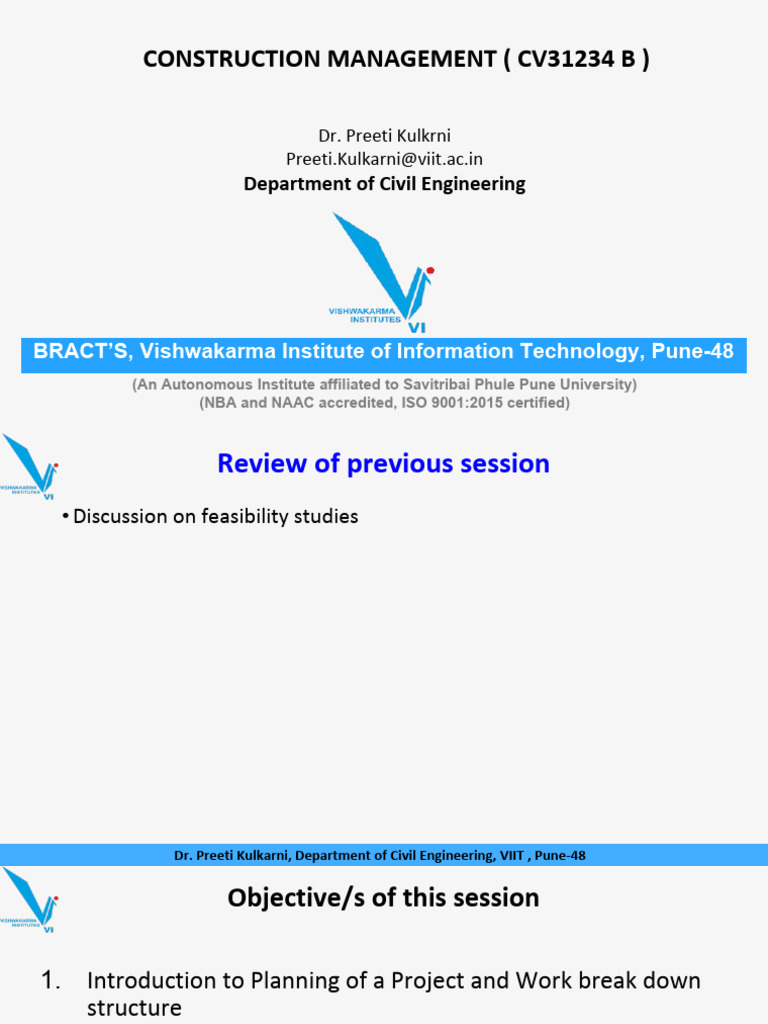 Project Planning and WBS Techniques | PDF