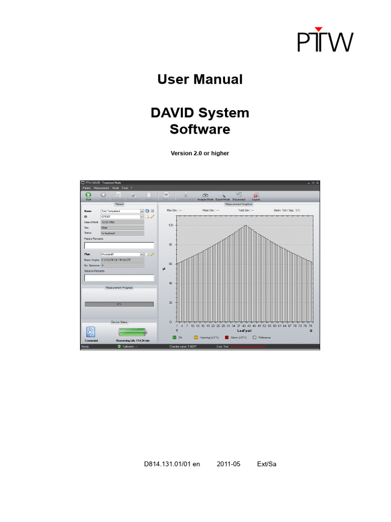 DAVID System Software User Manual | PDF | Microsoft Windows | Computer File