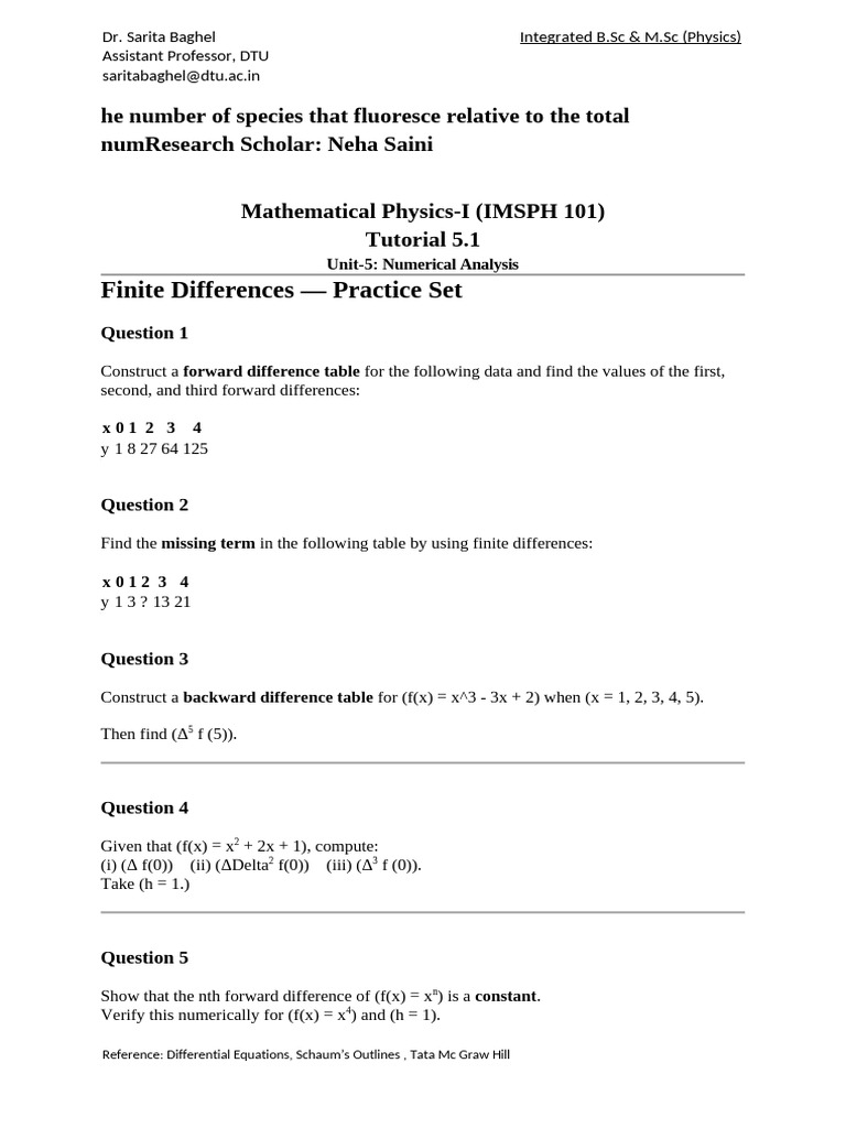 IMSPH 101 Tutorial 2.2 | PDF