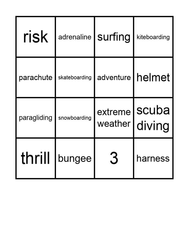 Extreme Adventure Sports and Risks | PDF | Boardsports | Unpowered Flight