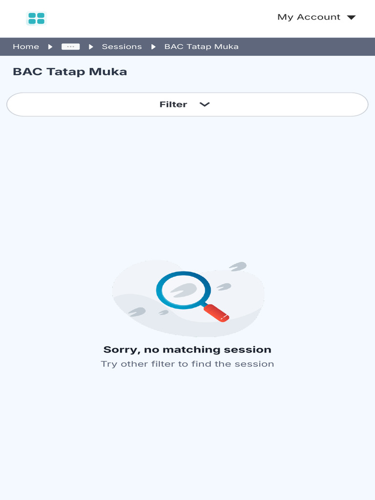 BAC Tatap Muka Session Filter Results | PDF