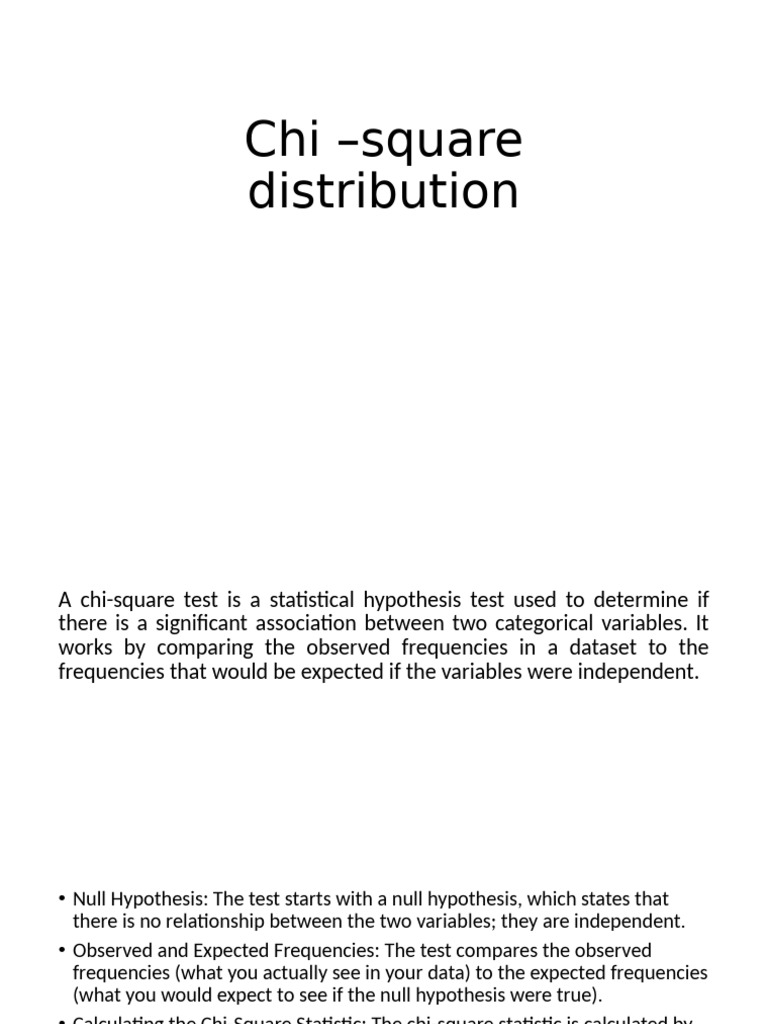 Understanding Chi-Square Tests | PDF | Chi Squared Test | Statistical ...