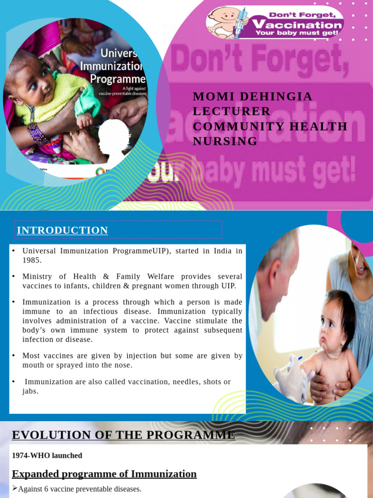 Overview of India's Universal Immunization Program | PDF | Vaccines ...