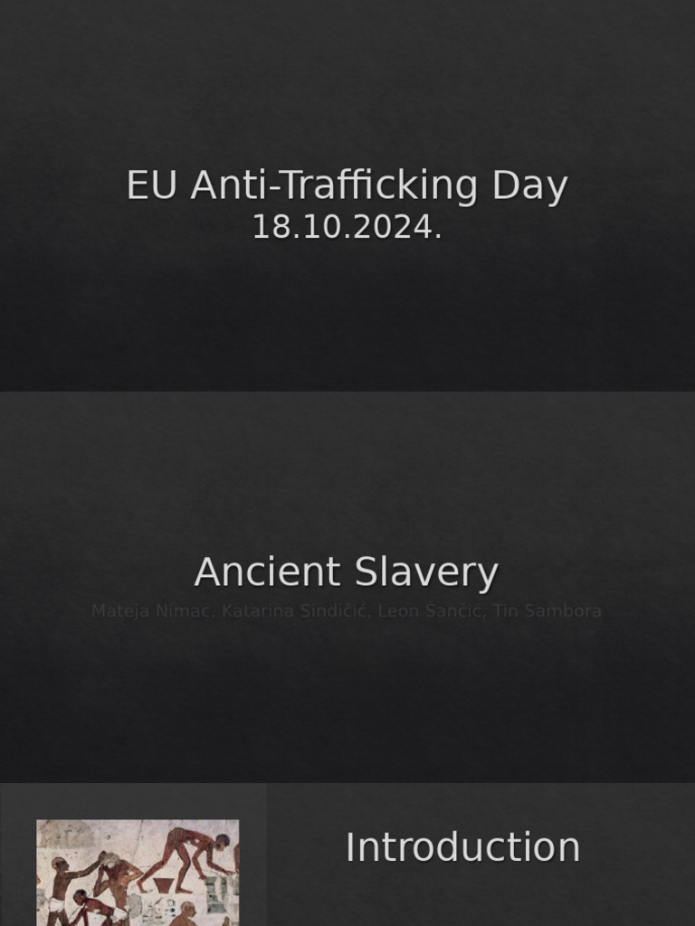 eng_prez | PDF | Human Migration | Slavery