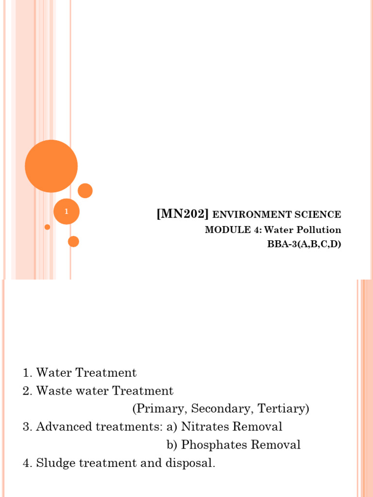Water and Wastewater Treatment Guide | PDF | Sewage Treatment | Water ...