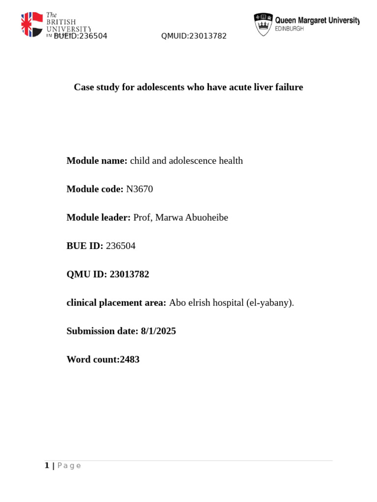 Acute Liver Failure | PDF | Cirrhosis | Liver
