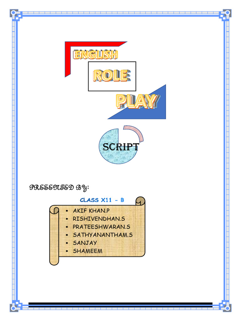 Child Rights and Education Play Script | PDF