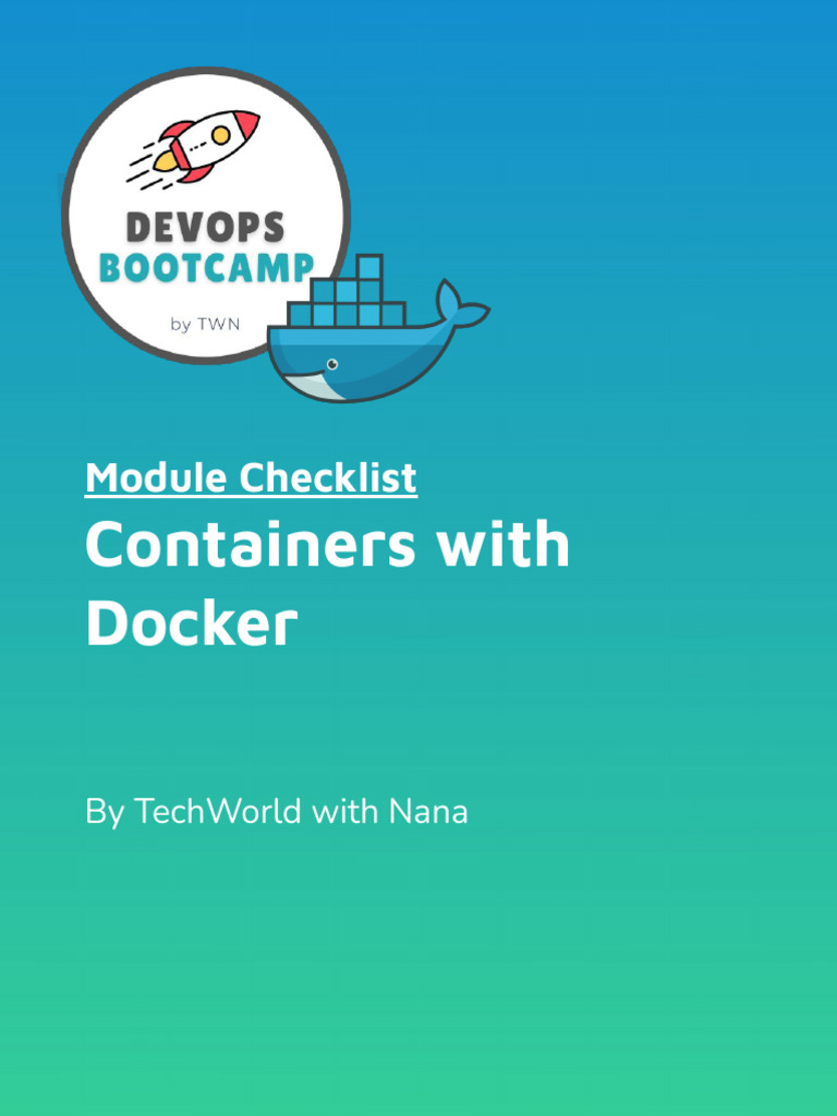 7.1 Docker Checklist | PDF | Software | Computing