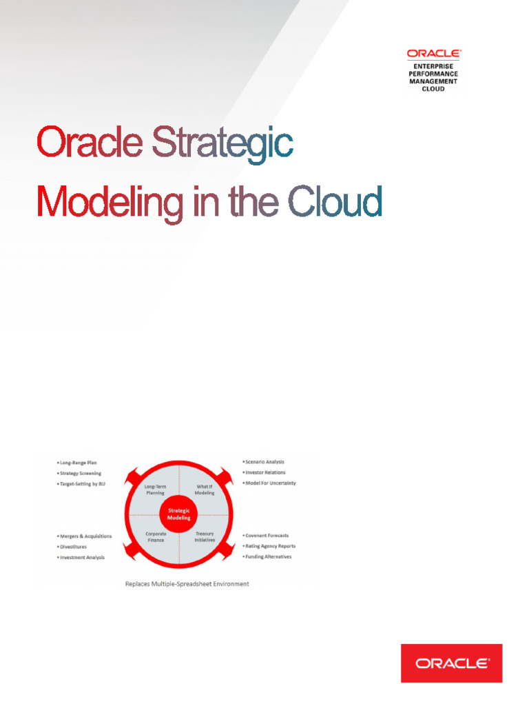 Oracle Cloud Strategic Financial Modeling | PDF | Consolidation ...