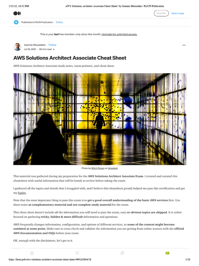 AWS Solutions Architect Associate Guide | PDF | Domain Name System ...