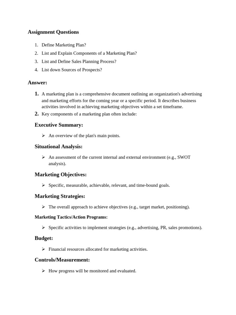 Assignment Questions Meron | PDF | Marketing | Sales
