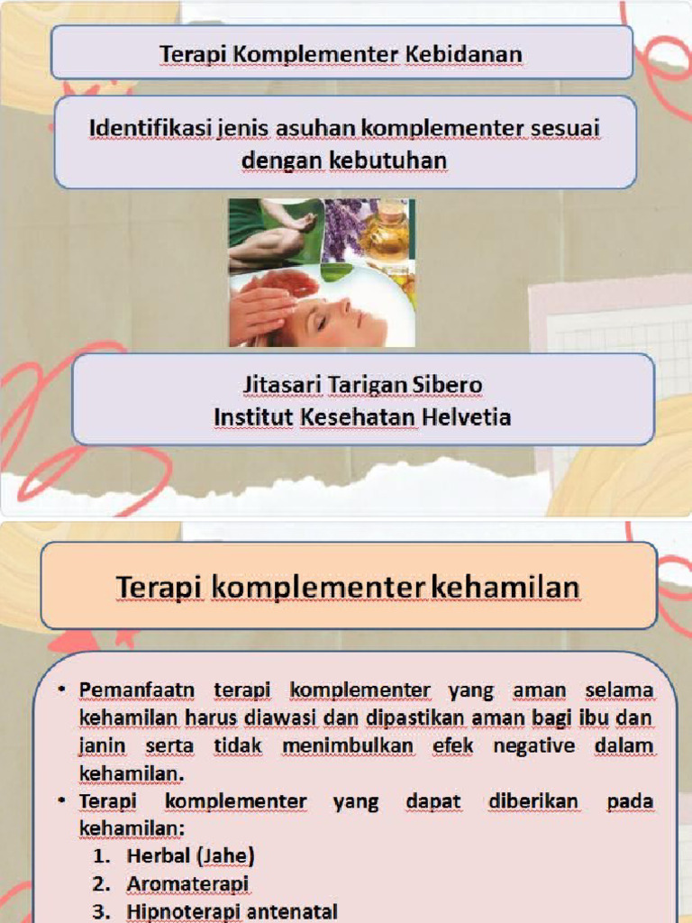 P3. Identifikasi Jenis Asuhan Komplementer Sesuai Kebutuhan | PDF