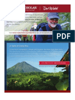Del Webb Road Scholar - Costa Rica Flyer
