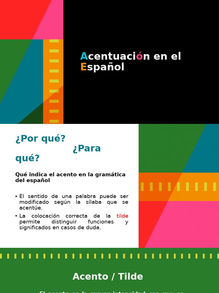 Acentuación y División Silábica en Español | PDF | Voz humana | Fonética