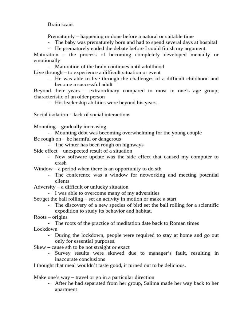 Brain Scans | PDF | Mental Health | Psychological Concepts