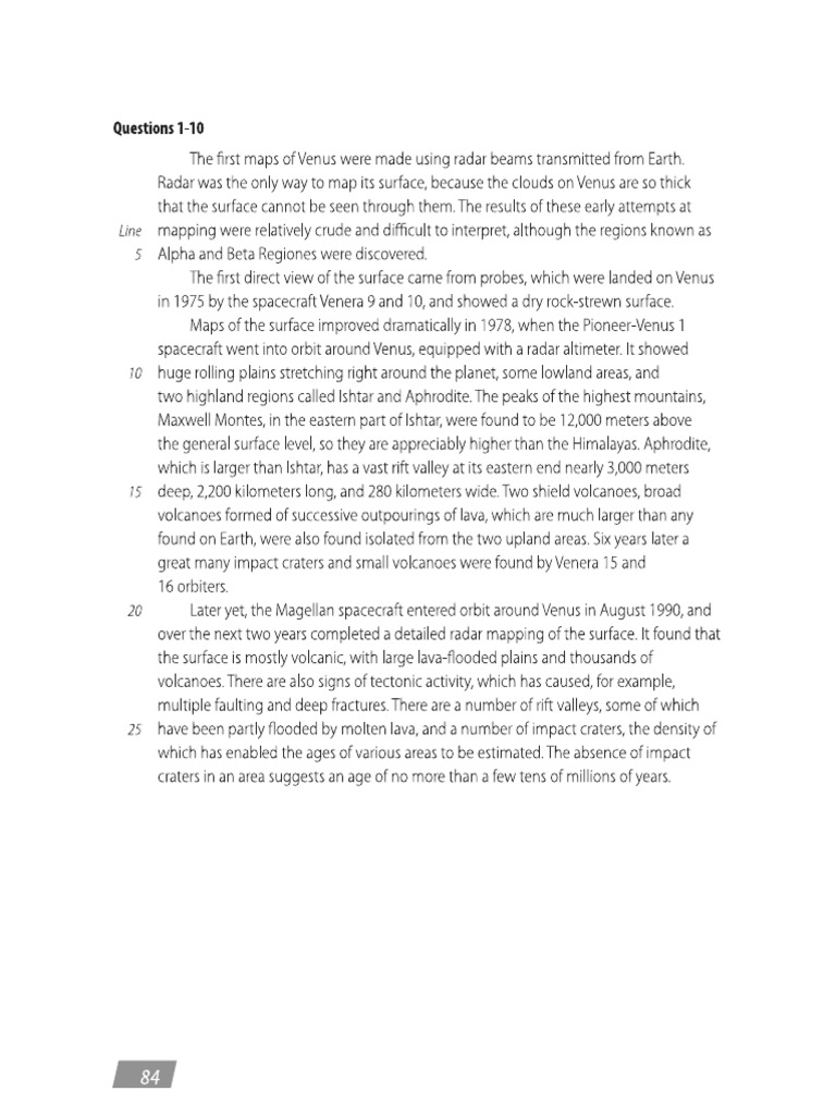 Practice Test B For Reading Passage Part | PDF