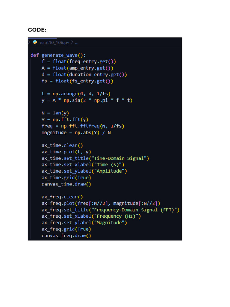 Py Expt 10 | PDF