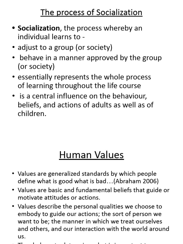 Understanding Socialization and Values | PDF | Justice | Crime & Violence