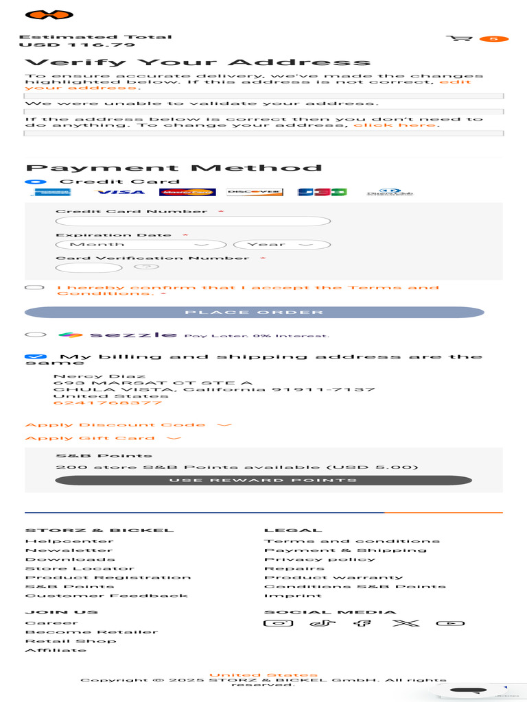 Address Verification and Payment Details | PDF