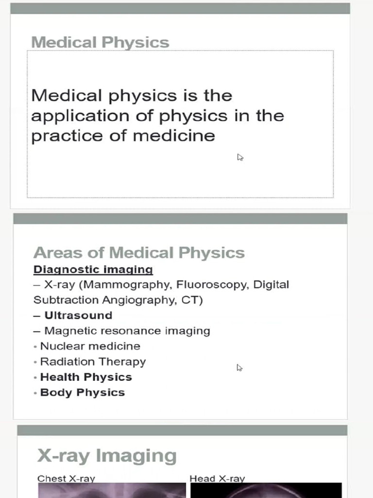 Medical Physics | PDF