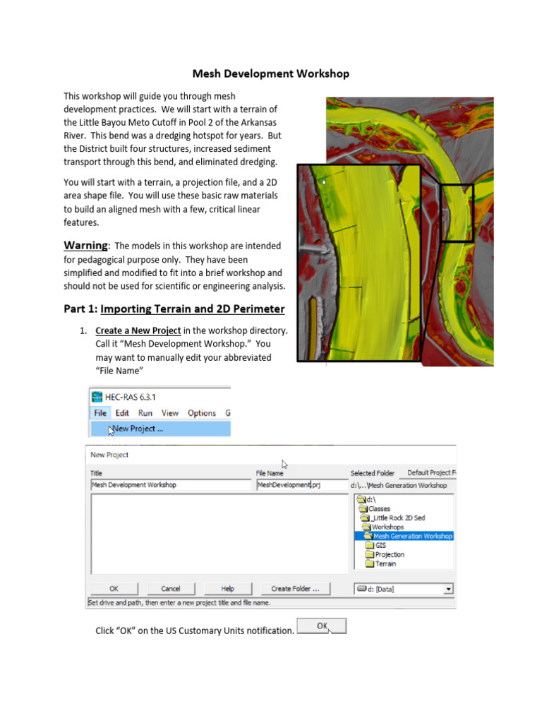 Mesh Development for Little Bayou Meto | PDF