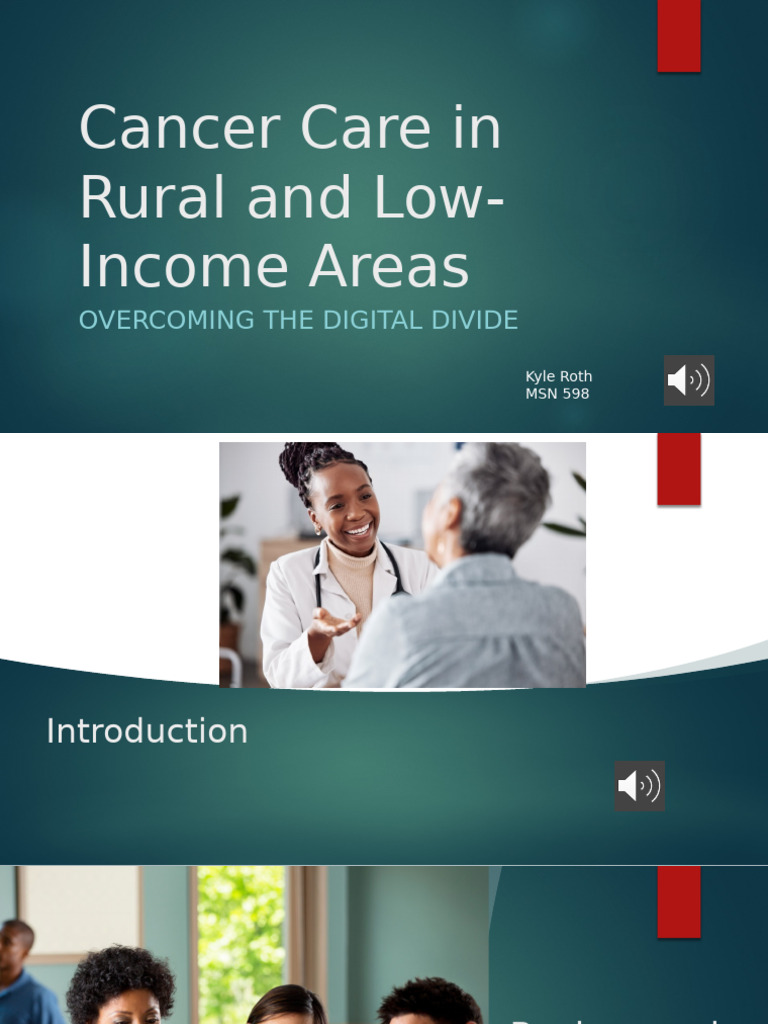 Rural Cancer Digital Divide | PDF | Health Economics | Public Services