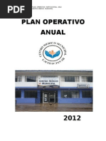Plan Operativo Anual 2012