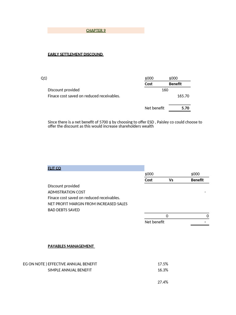 FM Chapter 9 | PDF | Factoring (Finance) | Economies