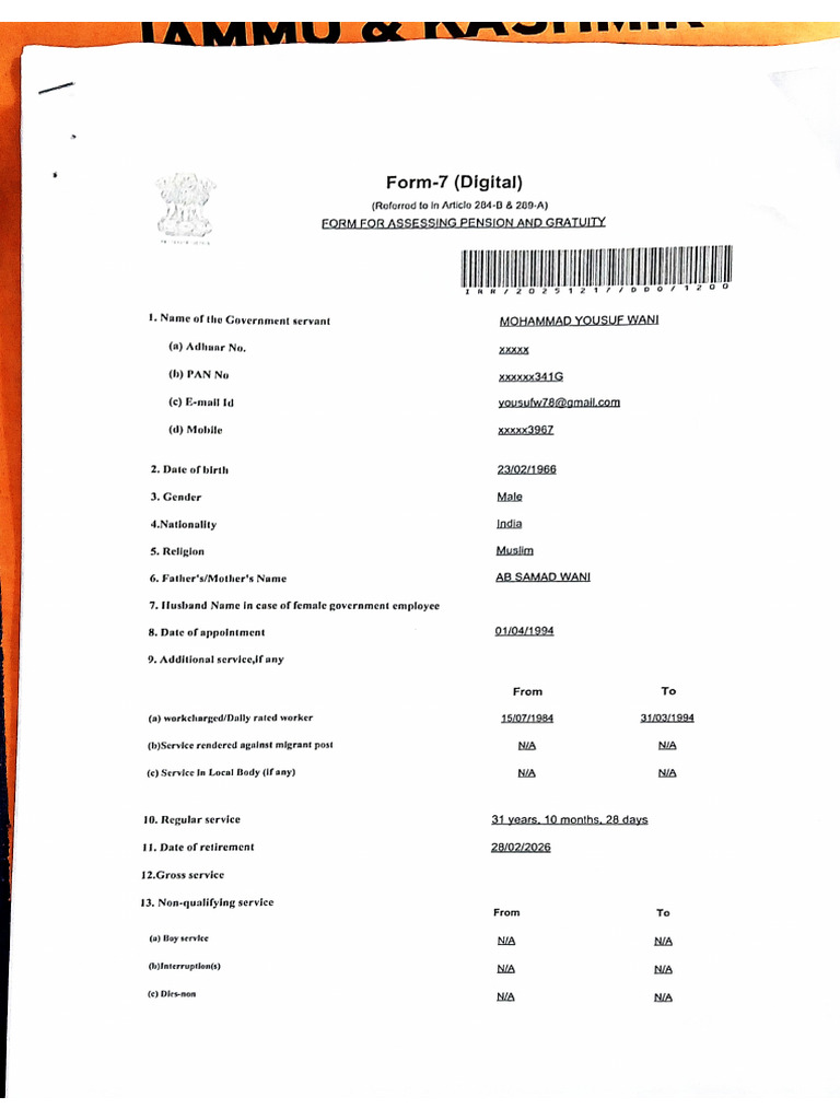 Form 7. | PDF