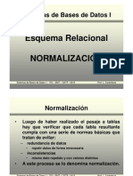 Esquema Relacional Normalizacion