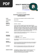 Magnetic Particle Inspection Guide | PDF | Welding | Construction